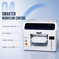 Printer UV 3360 Universal Baru untuk Label Kristal, Casing Ponsel, Panel Kayu, Akrilik, Jendela, Konektivitas USB, Kaca