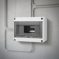 Boîte de distribution électrique en plastique étanche Benou 6 prises 110V 15A pour utilisation en extérieur