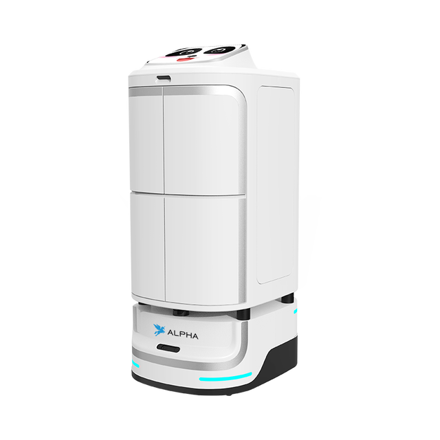High-quality Intelligent Hotel Robot, Automatic Elevator Entry and Exit, Automatic Door Knocking Service Robot