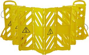 Barriera Espandibile in Plastica Retrattile Rimovibile Pieghevole Portatile per Sicurezza Stradale Mobile - Product Image 5