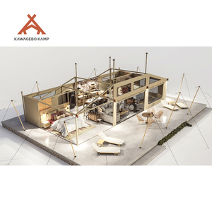 Tente de luxe Kawagebo <span class=keywords><strong>Kamp</strong></span> (KK) 42' x 30' pour <span class=keywords><strong>4</strong></span> personnes, en PVDF imperméable, pour safari, glamping, hôtel, resort, villa - Product Image 3
