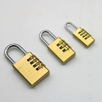 Cadenas en laiton petit format pour bagages, sécurité, antivol, 40 mm, combinaison à 4 chiffres