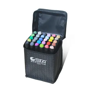 STA 9000 - 200 couleurs, marqueur <span class=keywords><strong>professionnel</strong></span> à double pointe plate, à base d'alcool, pour manga, anime, art. - Product Image 6