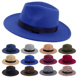 Wholesale Unisex Wide Brim Top <b>Hat</b> Classic Dress Party Daily Wear Formal <b>Hats</b> Four Seasons Adults - Product Image 1