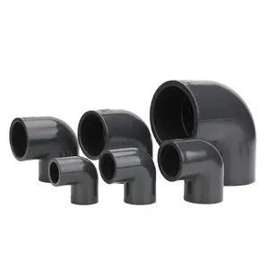 WF ANSI UPVC1/2-8 "90 Degrés Coude PVC Raccord De Tuyau Coude À 90 Degrés Pour Le Traitement Des Eaux Usées