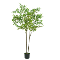 Arbre d'érable artificiel en PVC personnalisé et plante verte pour la décoration intérieure commerciale et l'aménagement paysager