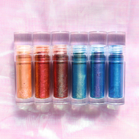 Palette de fards à paupières liquides Duochrome 6 couleurs de haute qualité avec finition scintillante scintillante-Maquillage d'ombre à paupières caméléon