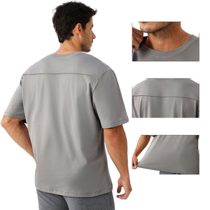 Training Fitness Clothing Tshirt Cotton Breathable Quick-Dry Top Loose Sports <b>T</b>-<b>shirts</b> Running Basketball Workout <b>T</b> <b>Shirt</b> Men - Product Image 2