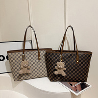 Bolso Tote de Gran Capacidad, Material PU de Alta Calidad, Cierre de Cremallera, Estilo Casual, con Asa de Mano y Correa para Hombro, Nuevo 2026