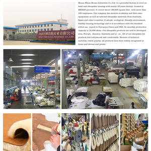 % 100% koyun derisi Lambswool terlik avustralya <span class=keywords><strong>diy</strong></span> yün keçe terlik - Product Image 6