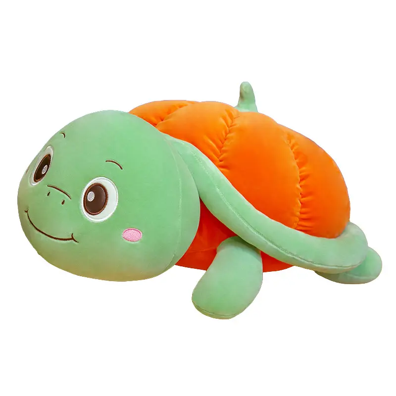 Cute Stuffed Animals Pumpkin Turtle Soft Doll Plush Hugging Pillow Soft Cushion Plush Toy Gifts for Kids Bedtime Partner