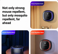 Répulsif à souris ultrasonique USB, écologique, rechargeable, portable, pour intérieur/extérieur, anti-parasites, carré, solide, usage domestique