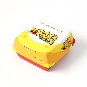Aangepaste Grote Biologisch Afbreekbare Clamshell <span class=keywords><strong>Burger</strong></span> Doos Voor Afhaalmaaltijden Offset Gedrukte Hamburger En Hotdog Verpakking Voor Sushi Suikers - Product Image 4