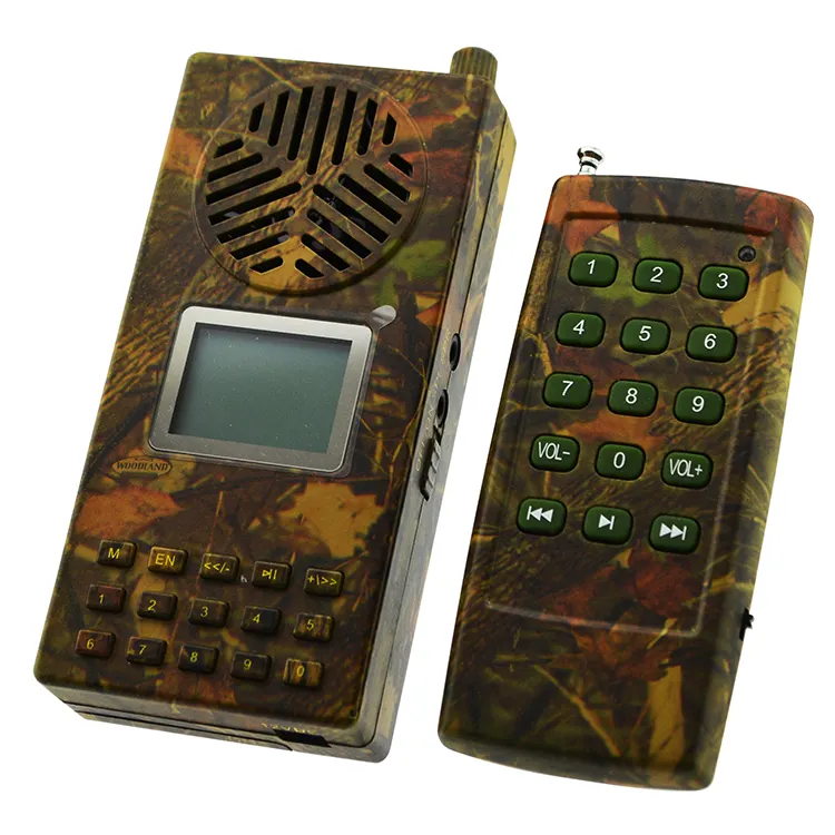 Factory Wholesale Remote Control Mix Voice Bird Caller Speaker Mp3 Player Devices for Hunting with Memory Timer