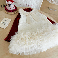 Robe de Soirée Blanche Tendance pour Filles de 2 à 10 Ans, Style Princesse, avec Nœud Décoratif – Collection Été de la Marque Boutique Halter Kids