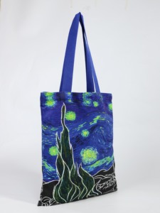 Gahumi 100% Sac fourre-tout en toile de coton Sac à provisions pliable réutilisable avec logo artistique imprimable et motif de dessin animé pour sublimation - Product Image 2