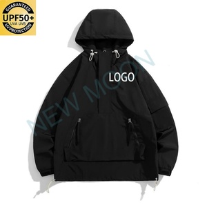 Customized Logo Stitching Hooded Mesh Breathable Outdoor <b>Camouflage</b> Sports Running Windbreaker Men's Jacket - Product Image 2