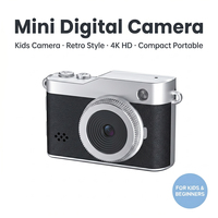 Cámaras Digitales, Cámara de Bolsillo, Cámara para Vlogging, Cámara con Carga USB, Cámara Llavero, Mini Cámara de Apuntar y Disparar para Niños