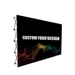 Портативный наружный складной фон для поп-баннерной выставки выставочный стенд рекламный щит стены для торговых выставок - Product Image 2