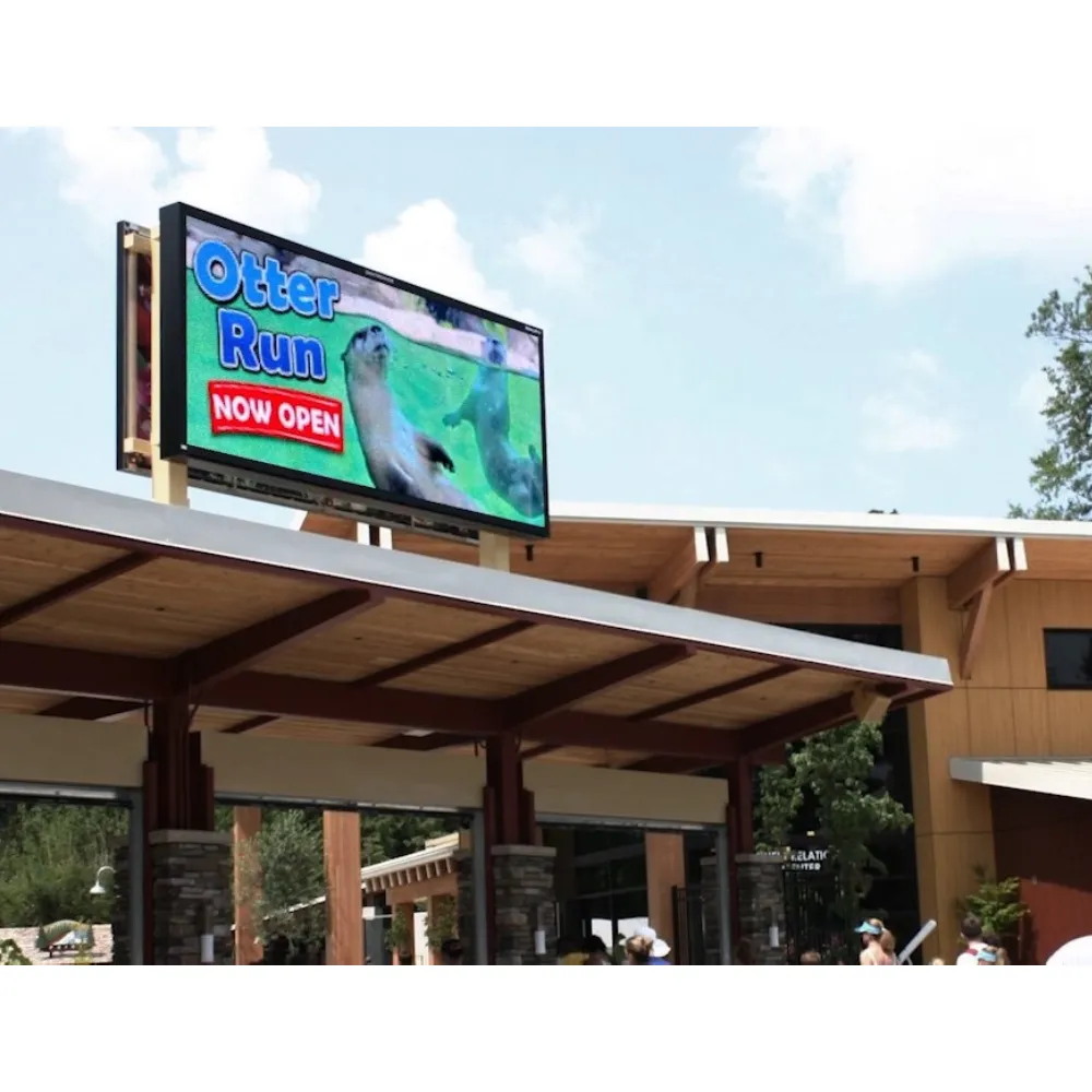 Outdoor P4 4 Mm Led-Display-Bildschirm Preis vollfarbig Shop Front doppelseitige LED-Bildschirme