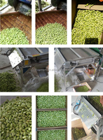 Décortiqueur électrique de légumineuses décortiqueur de pois verts décortiqueur de pois décortiqueur d'épluchage de soja équipement à haute efficacité