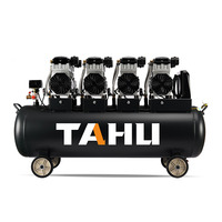 Compresseur d'air industriel portable silencieux sans huile TAHU 8hp 6000w 1440 tr/min 180L pour peinture 220V TH-15180 Moteur principal
