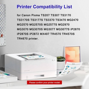 Cartouches d'encre Canon PIXMA MG3077 MG2570 MG2470 TS3170 TR4570 PG-745XL CL-746XL remanufacturées pour imprimantes Canon. - Product Image 6