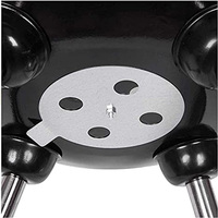 Grill à charbon de bois, grille de Camping de 17 pouces pour barbecue, poêle Portable robuste avec roues, livraison directe