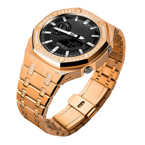 Haute qualité diamant acier inoxydable montres étuis et bracelet <span class=keywords><strong>G</strong></span> <span class=keywords><strong>shock</strong></span> <span class=keywords><strong>Ga</strong></span> <span class=keywords><strong>2100</strong></span> montre Mod Kit pour <span class=keywords><strong>G</strong></span> <span class=keywords><strong>Shock</strong></span> Ga2100 - Product Image 3