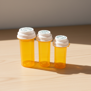 Flacons en plastique à l'épreuve des enfants 30dr 40dr 60dr pour pilules et flacons pharmaceutiques – Vente chaude - Product Image 1