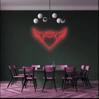 Livraison rapide, dropshipping, enseigne au néon LED personnalisée, décoration publicitaire en acrylique avec télécommande, étanche IP67 pour les fêtes