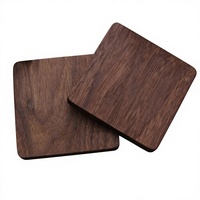 Sous-verres en bois naturel écologique au design contemporain, diamètre 33 cm, épaisseur 3 mm, ensemble AZ ENTERPRISES pour la décoration de table à la maison