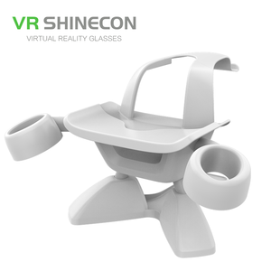 VR SHINECON tout-en-un 3D VR accessoires pour <span class=keywords><strong>Quest2</strong></span> pas facile à tomber Premium ABS VR Stand - Product Image 3