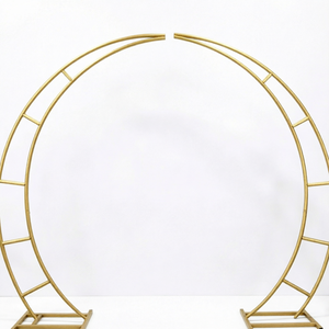 Arco de Hierro de 8 pies, Forma Circular Personalizable, para Propuestas de Matrimonio, Arreglos Florales, Decoraciones para Eventos, Duradero y Ecológico - Product Image 1