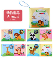 Livres en tissu pour bébés de 1 à 3 ans, livres en tissu doux pour bébés