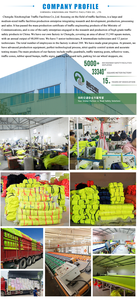 Xzl เสื้อโค้ท Hi VIS หุ้มฉนวนกันความร้อนสำหรับฤดูหนาว, เสื้อโค้ทหนาสะท้อนแสงพร้อมโลโก้ออกแบบได้ตามต้องการกันลมสำหรับยามรักษาความปลอดภัย - Product Image 6