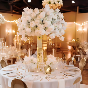 Modern Stainless Steel Centerpiece for Wedding Party Decor <b>crystal</b> <b>tree</b> centerpieces for wedding table - Product Image 6