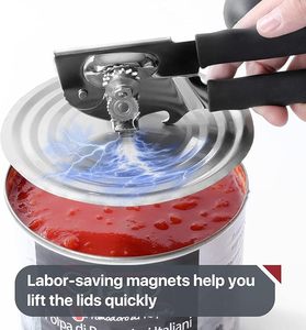 ที่เปิดกระป๋องแบบมือหมุน ที่เปิดกระป๋องแบบแมนนวล แข็งแรงทนทาน พร้อมด้ามจับยาวพิเศษที่จับสบายมือ ปุ่มหมุนขนาดใหญ่ - Product Image 3