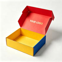 Emballage d'expédition en carton ondulé recyclé, personnalisé, mat, coloré, avec gaufrage UV, pour e-commerce, vente en gros