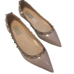 2026 Spring Autumn New Style Rivet <b>Pointed</b> <b>Toe</b> <b>Flat</b> Solid Women PU Upper PVC Midsole/Outsole Lining Breathable Versatile - Product Image 6