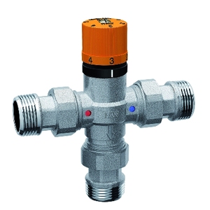 Miscelatore Termostatico per Sistemi Solari 3/4 Pollici con Controllo della Temperatura Regolabile - Product Image 1