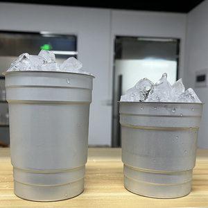 <span class=keywords><strong>2025</strong></span> Phong Cách Mới 100% Có Thể Tái Chế Dùng Một Lần Nhôm Tùy Chỉnh 500Ml Tái Chế Ly Cà Phê Cho Bar Đảng - Product Image 4