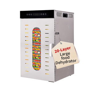 OEM 10 12 16 20 Trays Commercial Food <b>Dehydrator</b> Fruit Vegetable Dryer Fruit Chips Making <b>Machine</b> - Product Image 2