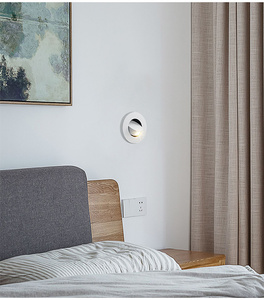 JLW-A028-<span class=keywords><strong>cabecero</strong></span> de dormitorio moderno, lámparas led empotradas negras, luz de pared para dormitorio y hotel - Product Image 3