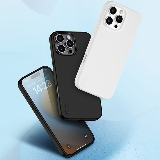 Silicone Phone Case for iPhone 16 Series, Basic Soft Cell Phone Magnetic Case Cover Solid Color Mobile Phone Case