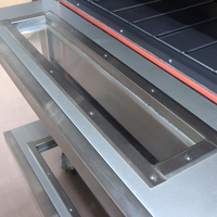 Nouvelle Four à Sole Industrielle et Commerciale Électrique 220V à 2 Niveaux et 4 Plateaux, Haute Productivité, pour Boulangerie (Farine de Blé, Lait)