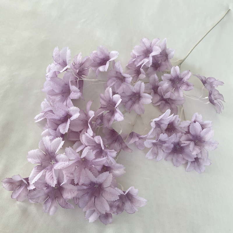 Fiori di velluto neve brillante