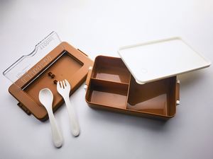 Boîte à lunch pour enfants de haute qualité, boîte à lunch sécurisée, grande capacité, compatible micro-ondes, ultra légère, récipient alimentaire en plastique compatible micro-ondes - Product Image 3