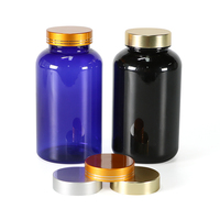 La couleur de l'approvisionnement direct du fabricant peut personnaliser la bouteille d'animal familier de capsule de comprimé