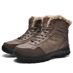 <span class=keywords><strong>Bottes</strong></span> <span class=keywords><strong>de</strong></span> <span class=keywords><strong>neige</strong></span> d'hiver en peluche super épaisses pour hommes-40 ℃ Chaussures en coton antidérapantes résistantes au <span class=keywords><strong>froid</strong></span> extrême pour le nord-est - Product Image 6
